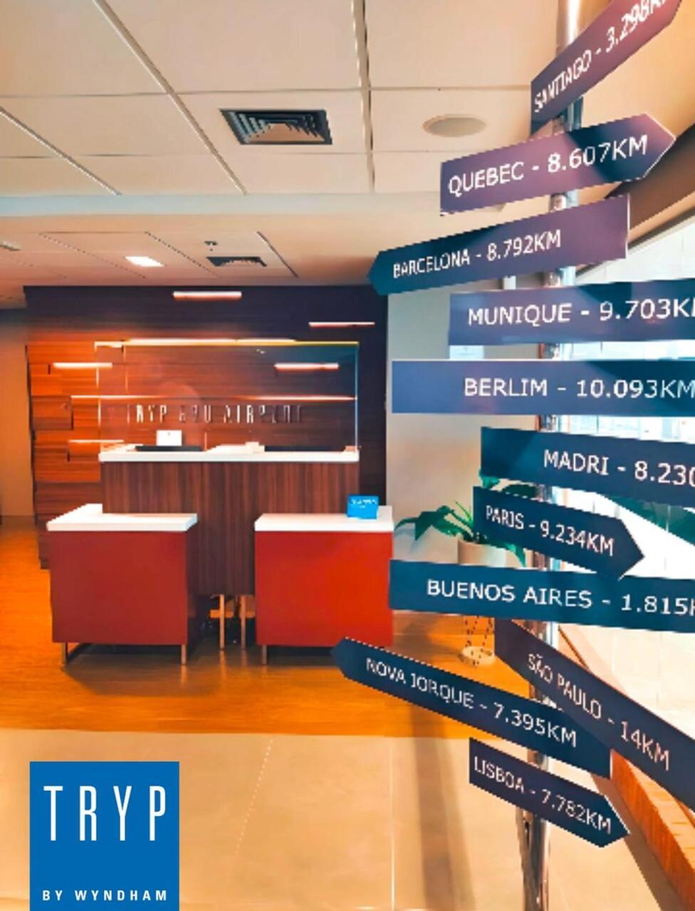 Tryp By Wyndham Sao Paulo Airport - Hotel De Transito Terminal 3 -Lado Ar - Area Restrita A Passageiros Ja Embarcados - Piso 1 Гуарульюс Экстерьер фото