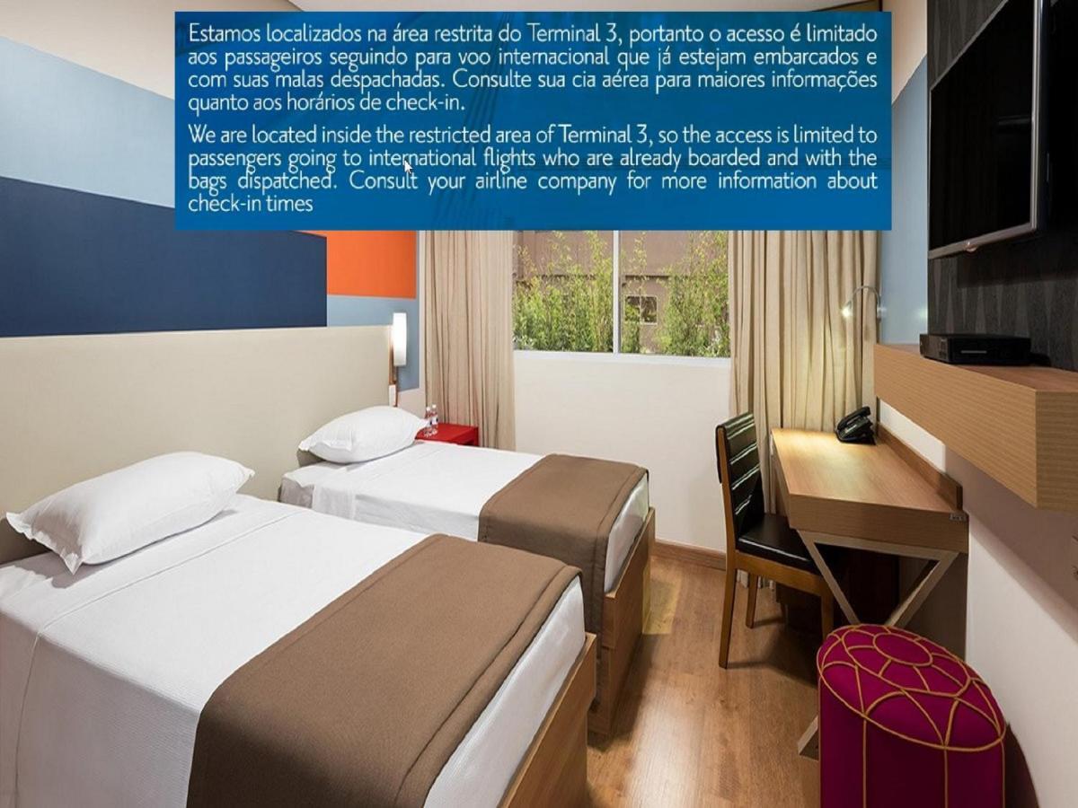 Tryp By Wyndham Sao Paulo Airport - Hotel De Transito Terminal 3 -Lado Ar - Area Restrita A Passageiros Ja Embarcados - Piso 1 Гуарульюс Экстерьер фото