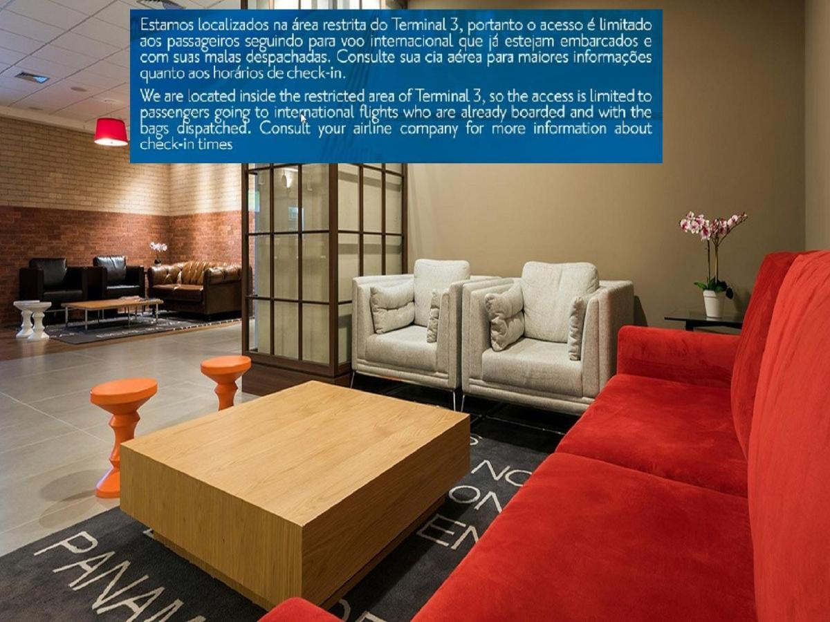 Tryp By Wyndham Sao Paulo Airport - Hotel De Transito Terminal 3 -Lado Ar - Area Restrita A Passageiros Ja Embarcados - Piso 1 Гуарульюс Экстерьер фото