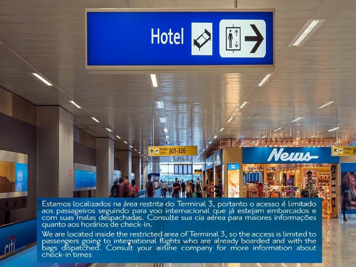 Tryp By Wyndham Sao Paulo Airport - Hotel De Transito Terminal 3 -Lado Ar - Area Restrita A Passageiros Ja Embarcados - Piso 1 Гуарульюс Экстерьер фото